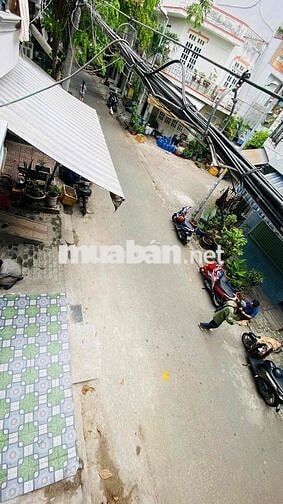 NHÀ MẶT TIỀN ĐƯỜNG  8M- GÒ XOÀI - 3 TẦNG- DTSD 60m2- SHR- CHỈ 3 TỶ 38