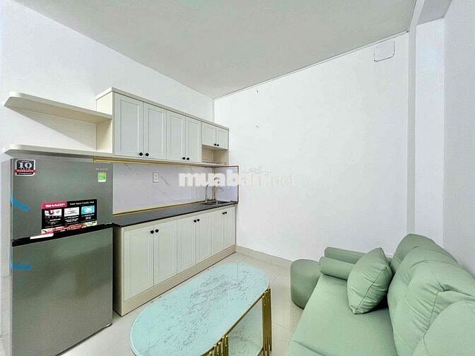 2PN1Wc mới xây 100% full nội thất máy giặt riêng nằm ngay chân cầu NVC