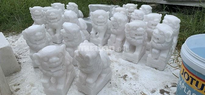  khắc bia mộ tượng búp sen tượng kỳ lân để mộ bằng đá giá rẻ