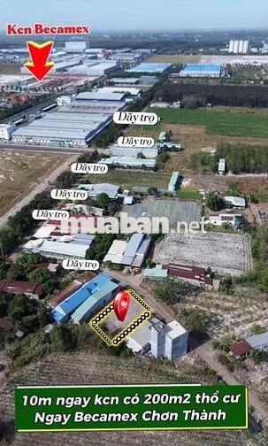 Bán Đất Giá rẻ Gần KCN Becamex 331m2/450tr đầu tư xây trọ có dòng tiền
