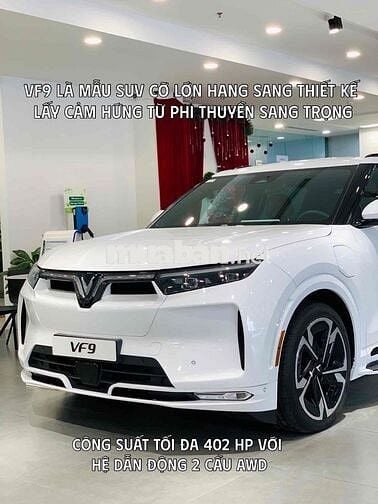 Xe điện VinFast VF9 Plus Trắng 2026