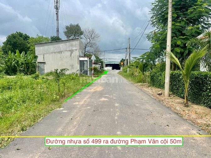Bán đất xã Phạm Văn Cội 190m²(9x21, có 134m² ONT). Giá bán 1,8 tỷ.