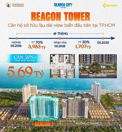 Quỹ Căn hộ Biển Sổ Lâu Dài Beacon Vũng Tàu