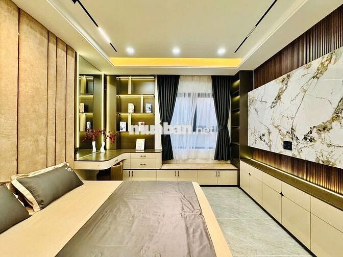Thang máy 5,5 tầng Full Nội thất đầy đủ Thống Nhất p11 hẻm 5m giá 13.x