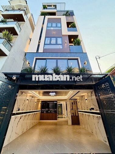 Thang máy 5,5 tầng Full Nội thất đầy đủ Thống Nhất p11 hẻm 5m giá 13.x
