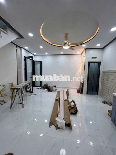 Q6, Hẻm Hậu Giang, Nhà mới đẹp 2 tầng 3pn,vs, Nhỉnh 3T