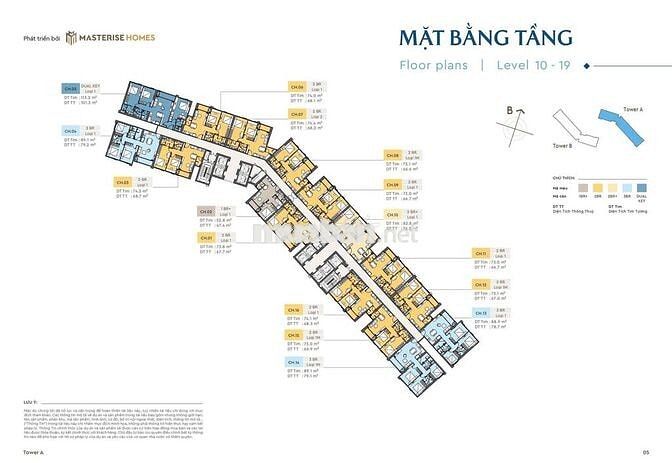 Sẵn 3PN ngoại giao trực tiếp CĐT dự án Masteri Rivera Đà Nẵng giá rẻ