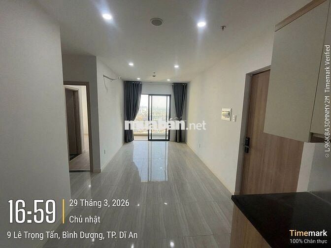 Cho thuê chung cư Bcons 2PN2WC Phạm Văn Đồng
