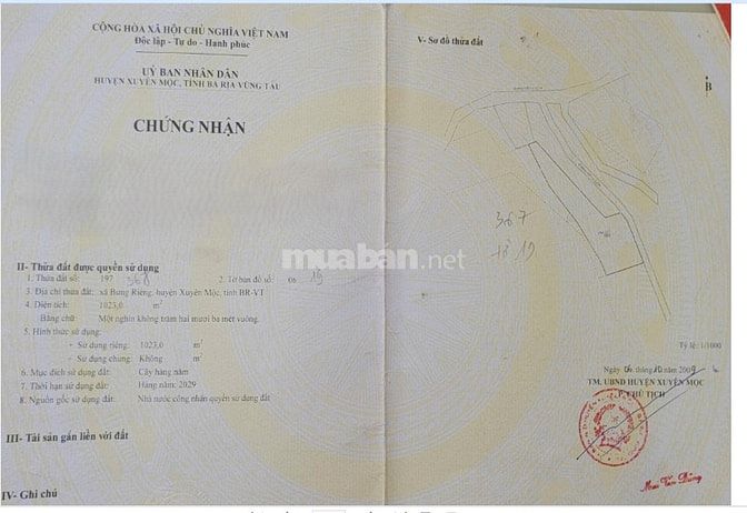 Bán đất gần trung tâm xã Bưng Riềng 5 hecta sổ hồng giá 20 tỷ