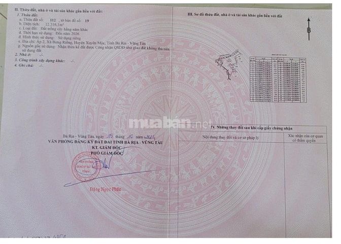 Bán đất gần trung tâm xã Bưng Riềng 5 hecta sổ hồng giá 20 tỷ