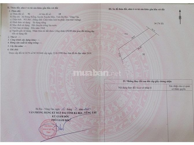Bán đất gần trung tâm xã Bưng Riềng 5 hecta sổ hồng giá 20 tỷ