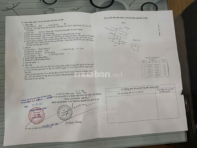 Chính chủ bán nhà khu Tập Đoàn 6B, Tân Taọ A, Bình Tân, 8,2x10, nở hậu