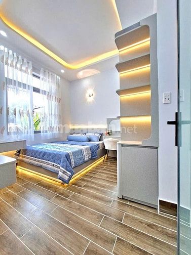 Bán Nhà Trệt Lầu Mới Đẹp 3 P.Ngủ _ Sổ Hồng Riêng _ Hẻm 1716 HTP