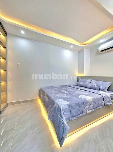 Bán Nhà Trệt Lầu Mới Đẹp 3 P.Ngủ _ Sổ Hồng Riêng _ Hẻm 1716 HTP