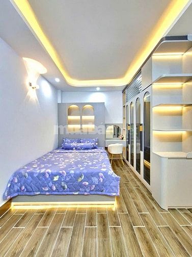 Bán Nhà Trệt Lầu Mới Đẹp 3 P.Ngủ _ Sổ Hồng Riêng _ Hẻm 1716 HTP