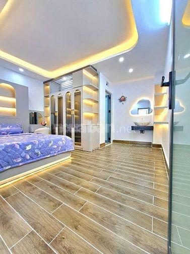 Bán Nhà Trệt Lầu Mới Đẹp 3 P.Ngủ _ Sổ Hồng Riêng _ Hẻm 1716 HTP