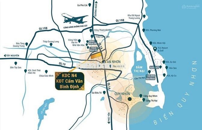 Bán đất nền KĐT Cẩm Văn - An Nhơn, Bình Định