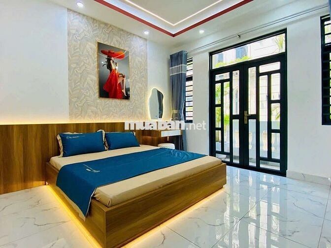Cho thuê nguyên căn Mới Đẹp, 5pn6wc,có nội thất, Phạm Văn Chiêu P13 GV