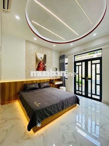 Cho thuê nguyên căn Mới Đẹp, 5pn6wc,có nội thất, Phạm Văn Chiêu P13 GV