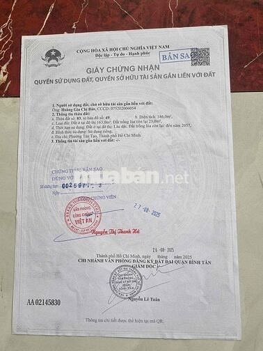 Cần bán gấp , đất chính chủ 2 mặt tiền