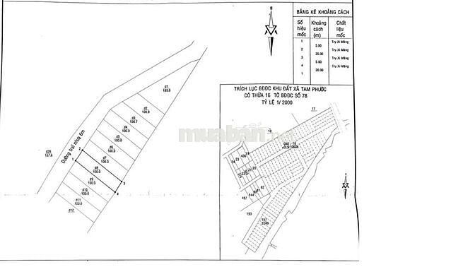 Chính chủ bán 100m2 đất tại Tam Phước - Biên Hòa Vị trí đẹp