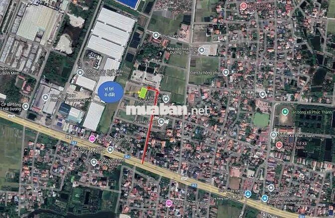 cần bán lô đất  sát trục đường 5