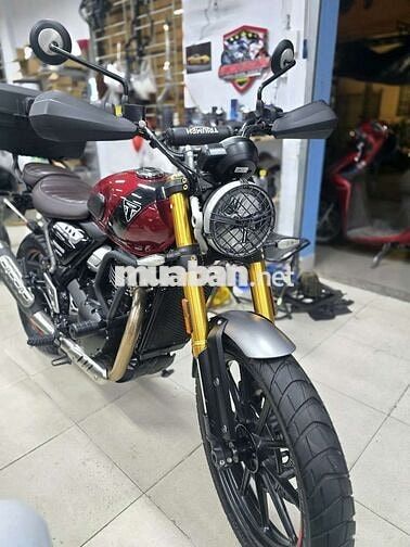 Triumph 400x Scrambler Đỏ 4000km Siêu lướt