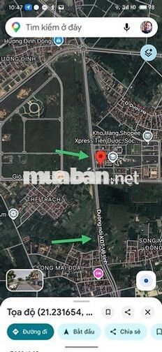 85tr/m 180m đất đấu giá KDT Vệ Tinh nằm trên đường Võ Nguyên Giáp 