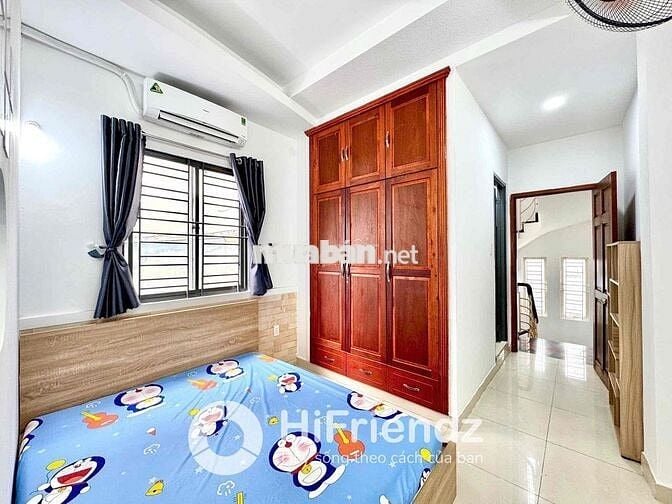 CHO THUÊ CĂN HỘ 1PN tách bếp bancol siêu đẹp tiện qua quận 10