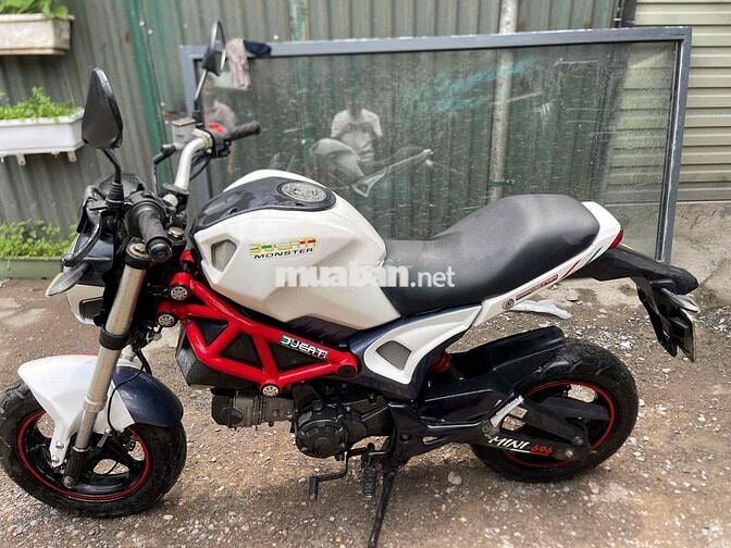 Ducati mini Monster Trắng
