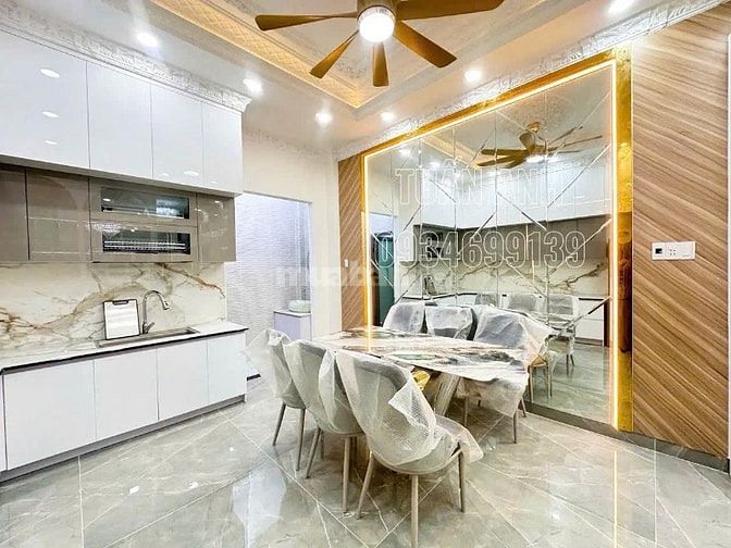 🏡 Bán 2 Căn Nhà Xây Mới Đẹp Tân Cổ Điển, Gara ÔTÔ 🚘 _ Mặt Tiền Đường