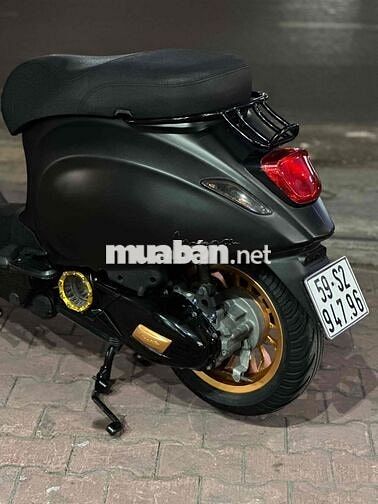 [GÓP DC GIỮ CAVET] Vespa Sprint 2018 Đen - Up Led