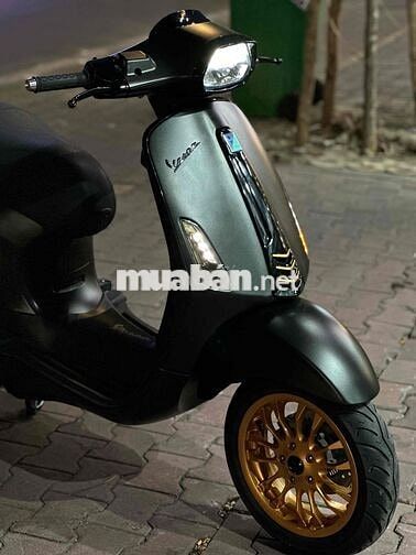[GÓP DC GIỮ CAVET] Vespa Sprint 2018 Đen - Up Led