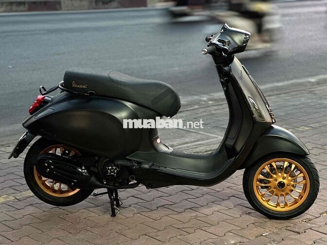 [GÓP DC GIỮ CAVET] Vespa Sprint 2018 Đen - Up Led