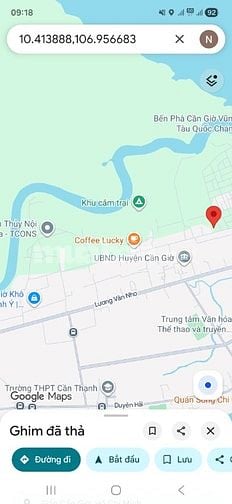 Bán 2,2 ha hiện có 1,9 ha đất thổ cư, MT Giồng Ao, TT Cần Thạnh, Cần G