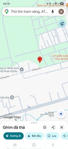 Bán 2,2 ha hiện có 1,9 ha đất thổ cư, MT Giồng Ao, TT Cần Thạnh, Cần G