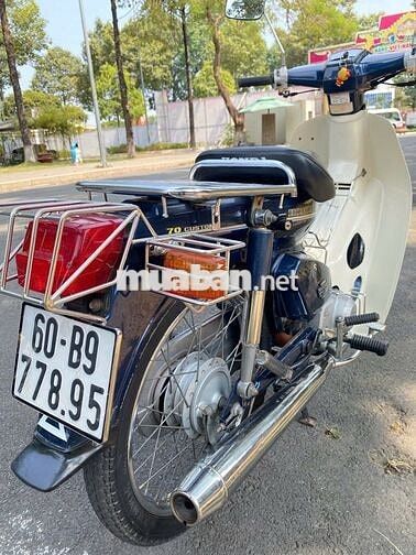 Honda Cub 70cc Xanh Trắng