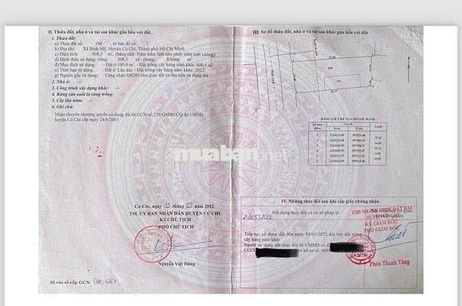 bán nhà xưởng 508m2 Mặt Tiền Tỉnh Lộ 8 - Bình Mỹ - Củ Chi