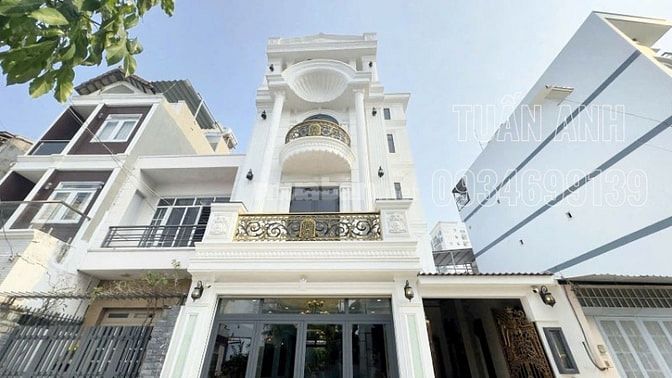 Bán Biệt Thự Phố 4 Tầng Sân Thượng _ DT 7.8m x 15m _ MT Đường 6M Thông