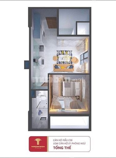 BÁN CĂN HỘ 52m2 -1 tỷ658 CÁCH  SÂN BAY CẦN THƠ 1KM