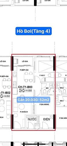 BÁN CĂN HỘ 52m2 -1 tỷ658 CÁCH  SÂN BAY CẦN THƠ 1KM