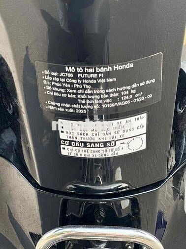 Honda Future 2025 Xanh 2700km