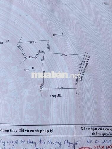 Bán hơn 6000 m đất trồng . oto và trụ điện lên tận đất giá chỉ 1 tỉ 3