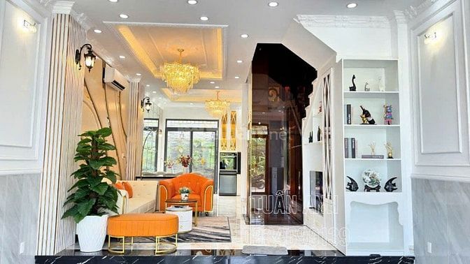 Bán Nhà Phố 4 Tầng Sân Thượng _ Có Thang Máy _ Đường 8M _ Sổ Riêng