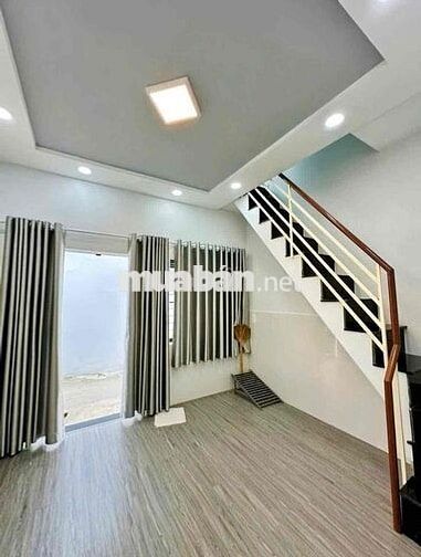 Bán gấp nhà 2 mặt tiền Hóc Môn 4x8 429 triệu Gần chợ Nhị Xuân
