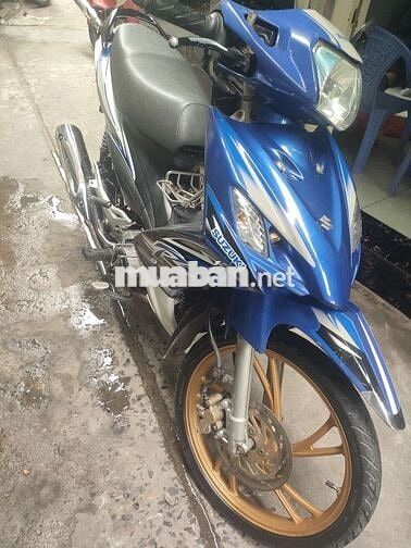 Suzuki Axelo Xanh trắng Côn tay