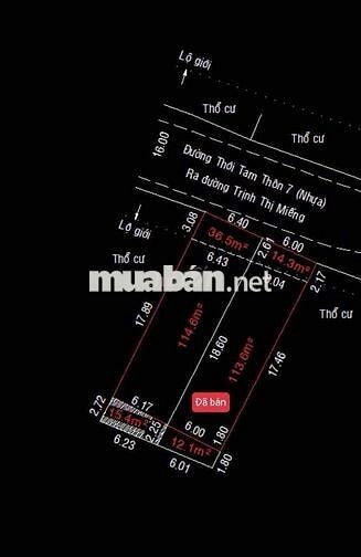 Cần Bán Gấp Đất 6,4x25m Shr, Mt Nguyễn Thị Nghé Ngay Trường Tam Đông 2