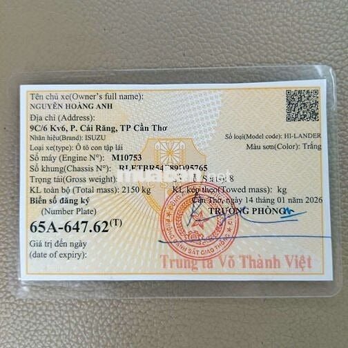 Isuzu Hi-Lander 2008 Trắng