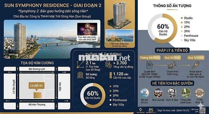 [THÔNG TIN DỰ ÁN SUN SYMPHONY RESIDENCE - GIAI ĐOẠN 2]
