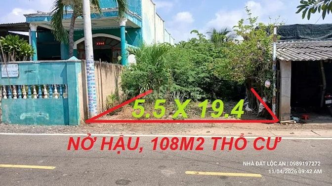 Bán lô đất thổ cư giá rẻ nhanh còn kịp view biển Lộc An